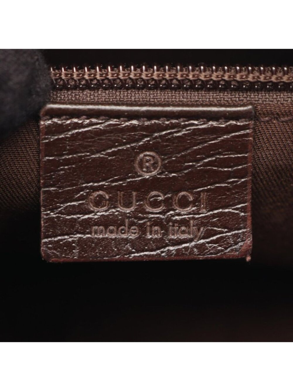 Gucci Shoulder Bag GG Plus Beige Brown Co Ting Canvas Leather Split - Picture 4 of 15